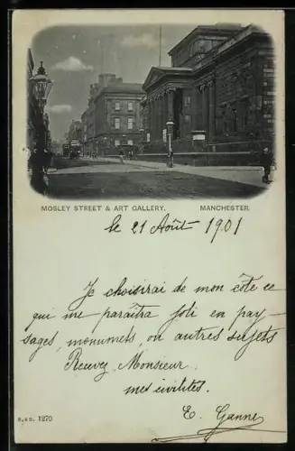 AK Manchester, Mosley Street & Art Gallery