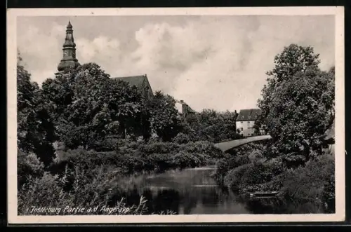AK Insterburg, Partie a. d. Angerapp