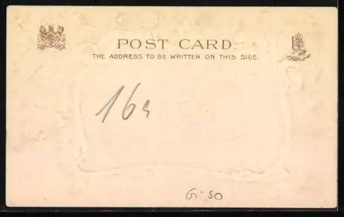 Präge-AK Bath, The Abbey Interior