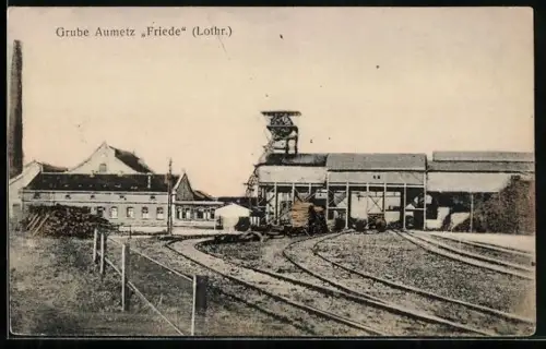 AK Lothringen, Grube Aumetz Friede