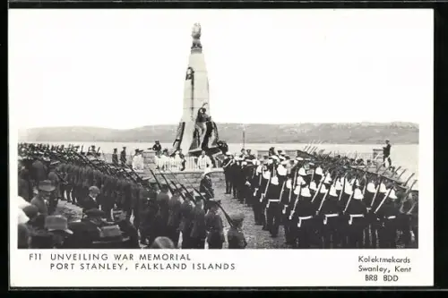 AK Port Stanley /Falkland Islands, Unveiling war memorial