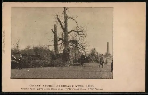 AK Dublin, Great Storm 1903