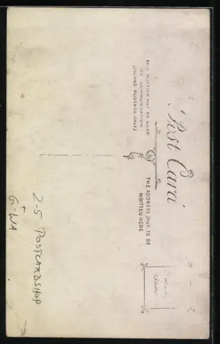 AK Dyseth, Welsh lady selling postcards