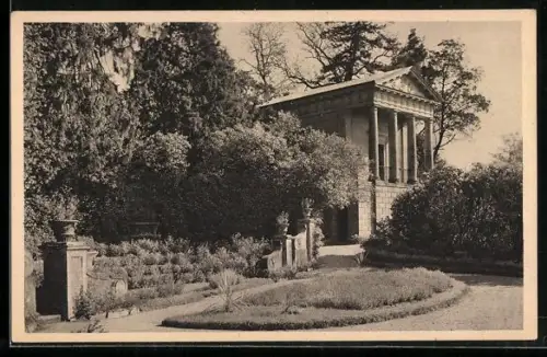 AK Wörlitz, Der Floratempel im Park