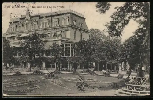AK Bad Oldesloe, Kurhaus und Konzertplatz