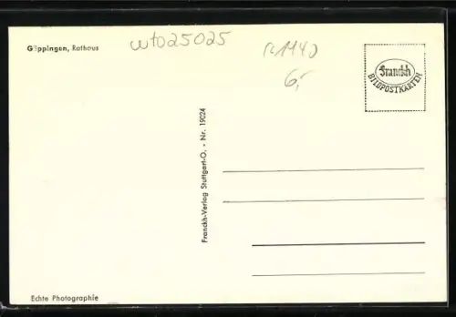 AK Göppingen, Rathaus