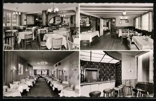 AK Dhünn-Habenichts bei Wermelskirchen, Haus Habenichts, Gasträume, Bar, Bes. Heinz Bockhacker