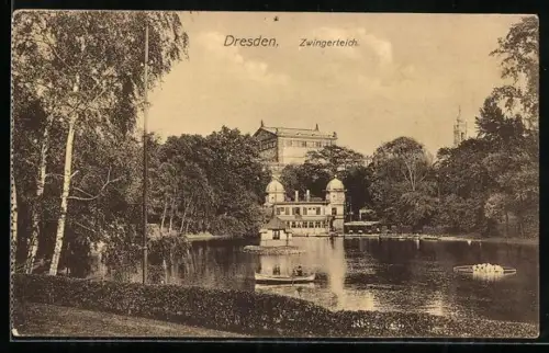 AK Dresden, Zwingerteich