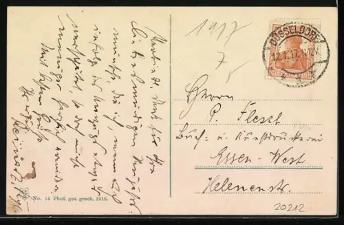 AK Düsseldorf, Rheinbrücke