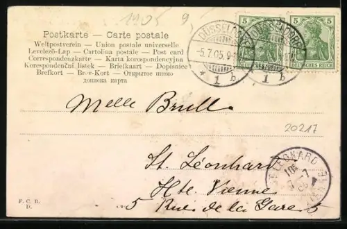 AK Düsseldorf, Rochuskirche