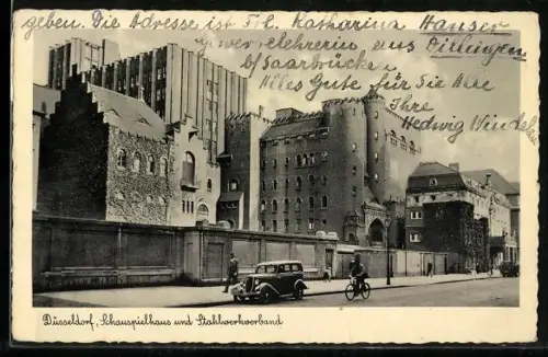 AK Düsseldorf, Schauspielhaus und Stahlwerkverband