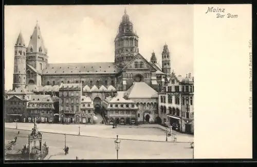 AK Mainz, Dom und Geschäftshaus von Christian Mendel
