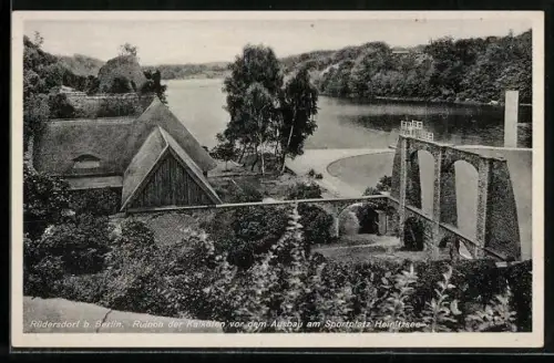 AK Rüdersdorf, Alte Kalköfen und Sportplatz am Heinitzsee