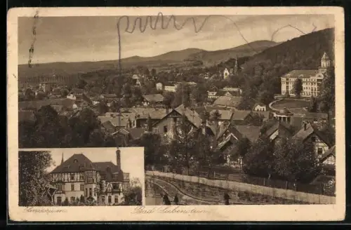 AK Bad Liebenstein, Sanatorium, Ortsansicht