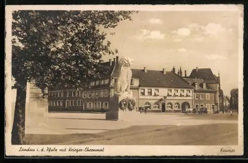 AK Landau / Pfalz, Krieger-Ehrenmal