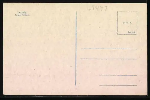 AK Leipzig, Neues Rathaus