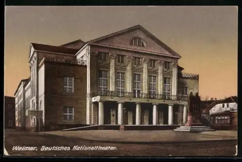 AK Weimar, Deutsches Nationaltheater