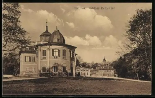 AK Weimar, Schloss Belvedere