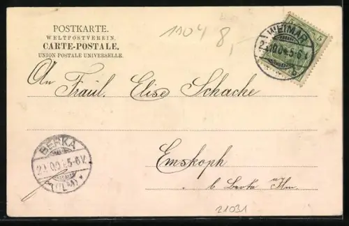 AK Weimar, Burgplatz