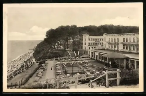 AK Sellin /Rügen, Kurhaus mit Strandhotel