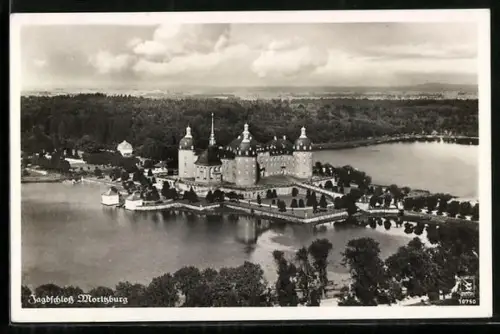 Foto-AK Walter Hahn, Dresden, Nr. 10750: Jagdschloss Moritzburg