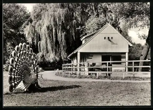 AK Bischofswerda, Partie im Tierpark