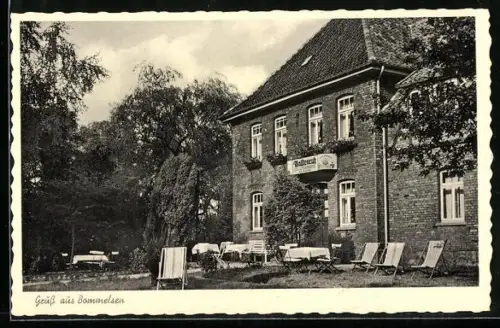 AK Bommelsen, Gasthaus und Pension Blajus von August Wildung