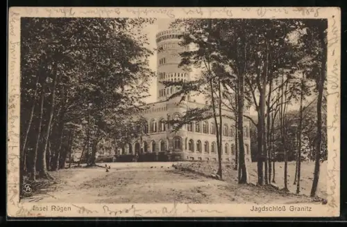 AK Insel Rügen, Jagdschloss Granitz