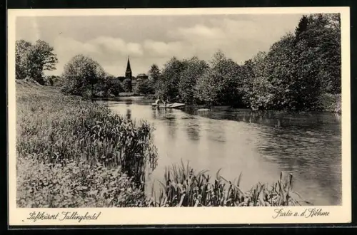 AK Fallingbostel, Partie an der Böhme