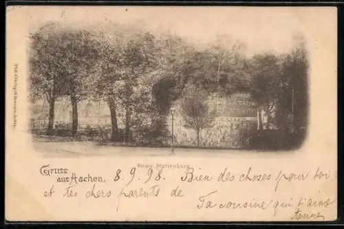 AK Aachen, Bei der Marienburg