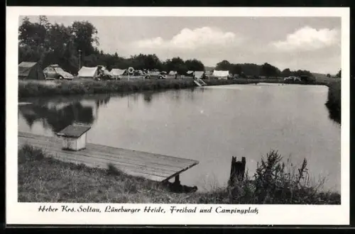 AK Heber (Lüneburger Heide), Freibad und Campingplatz