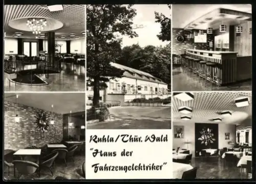AK Ruhla /Thür. Wald, Ferienheim Haus der Fahrzeugelektriker, Innenansicht