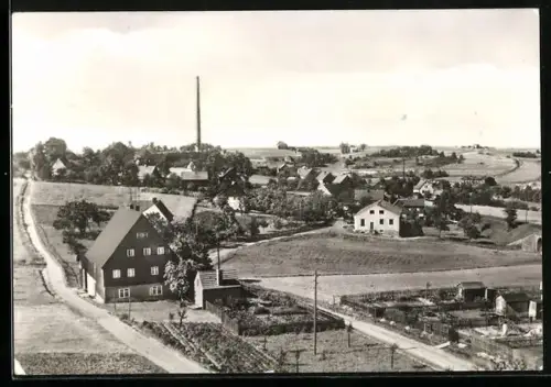 AK Halsbrücke bei Freiberg /Sa., Blick in den Ort