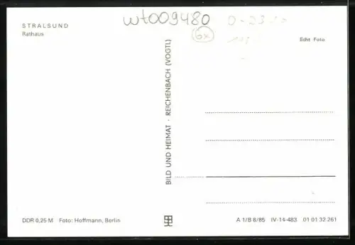 AK Stralsund, Autos vor dem Rathaus