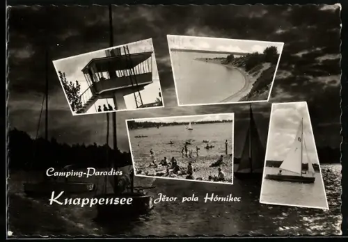 AK Gross Särchen, Knappensee Camping-Paradies