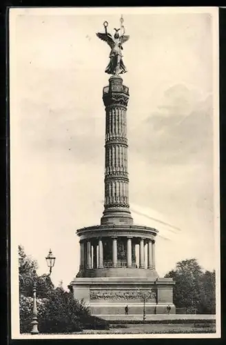 AK Berlin-Tiergarten, Die Siegessäule