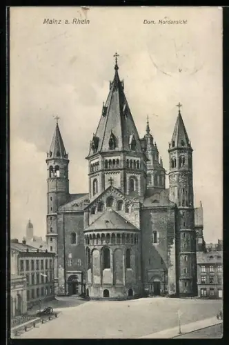 AK Mainz, Dom, Nordansicht
