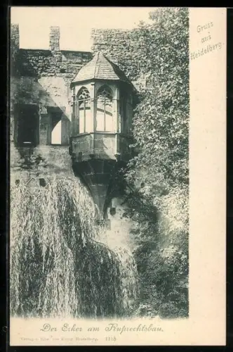 AK Heidelberg, Erker am Ruprechtsbau