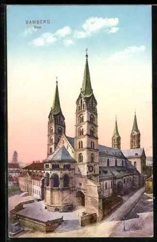 AK Bamberg, Blick auf den Dom