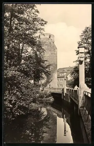 AK Bad Liebenwerda, Blick zum Lubwartturm