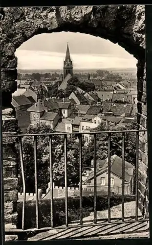 AK Bad Liebenwerda, Ortsansicht vom Lubwartturm