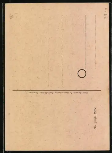 AK Grosse Rübe wird durch ein Burgtor gefahren