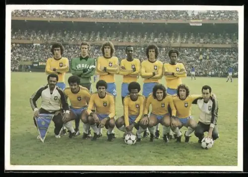 AK Gruppenbild der brasilianischen Fussballmannschaft