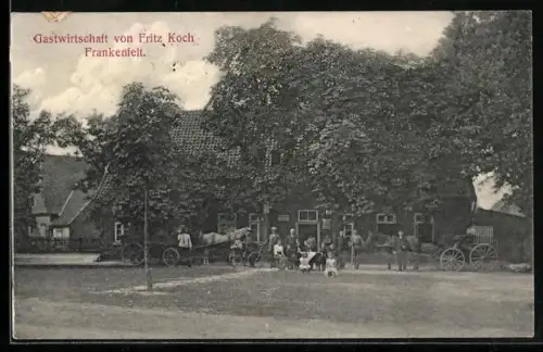 AK Frankenfeld, Gasthaus von Fritz Koch