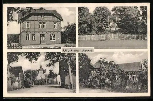 AK Bierde /Böhme, Bäckerei und Gemischtwaren H. Willuweit und weitere Motive