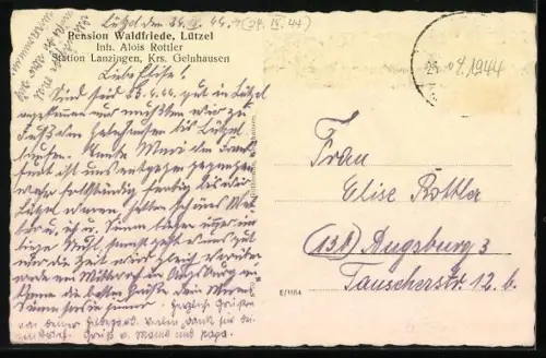 AK Lützel, Pension Waldfirede, Inh. Alois Rottler