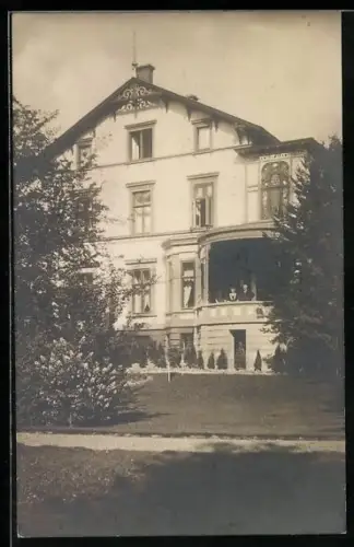 Foto-AK Freudenberg /Kr. Siegen, Bahnhofstrasse 2