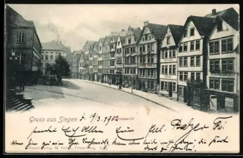 AK Siegen, Strasse am Kornmarkt