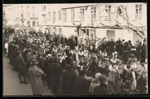 Foto-AK Schramberg, Fasnet Umzug, Kinder in Kostümen
