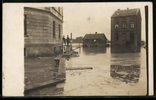 AK Neuwied, Am Strassenecke Talweg